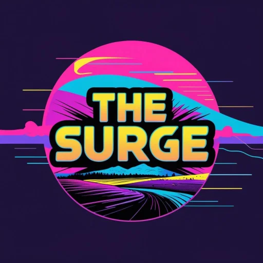 The Surge open-water swim event logo